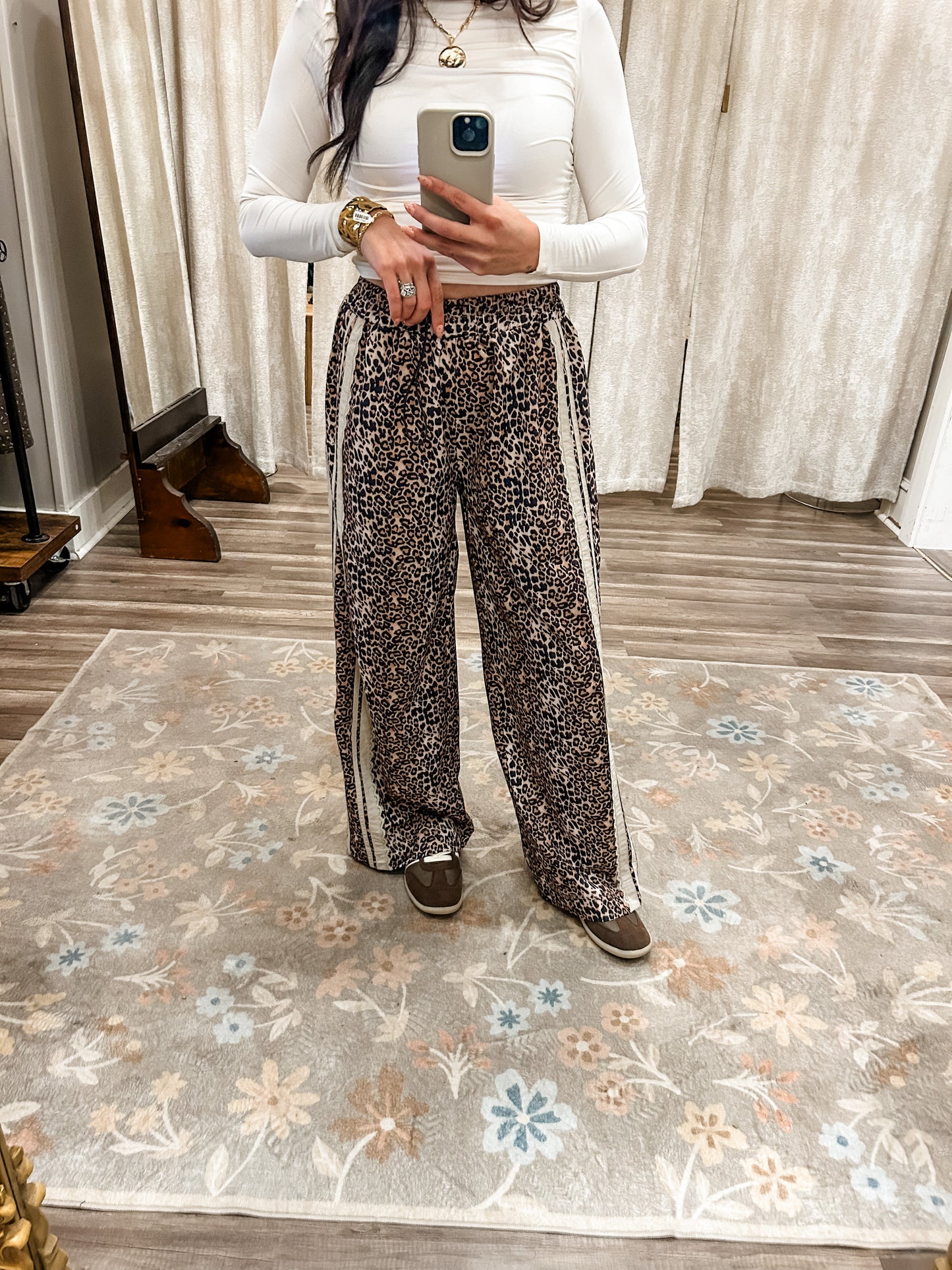 Leopard and Lace Pant