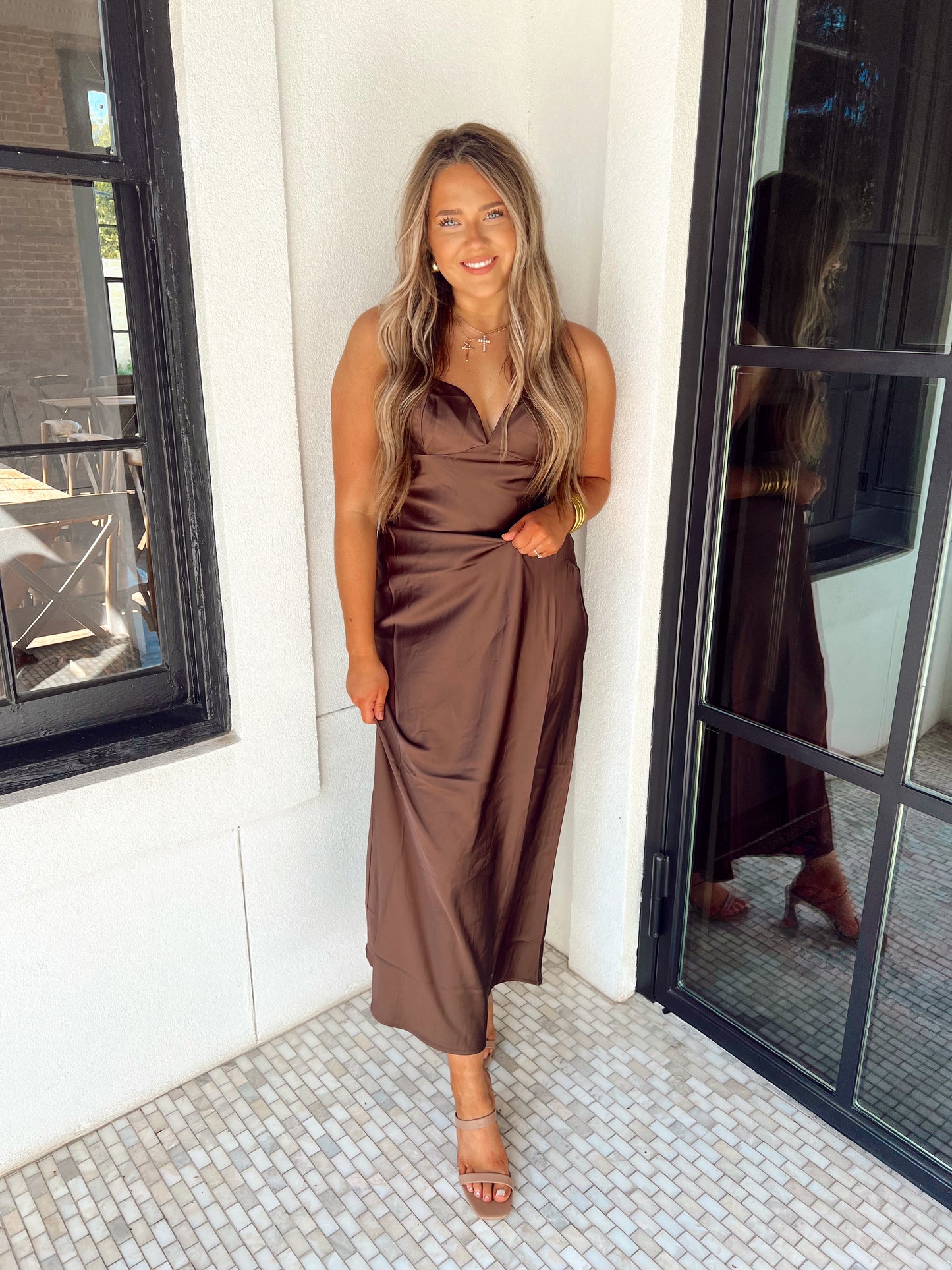 Dark Chocolate Dream Maxi Dress