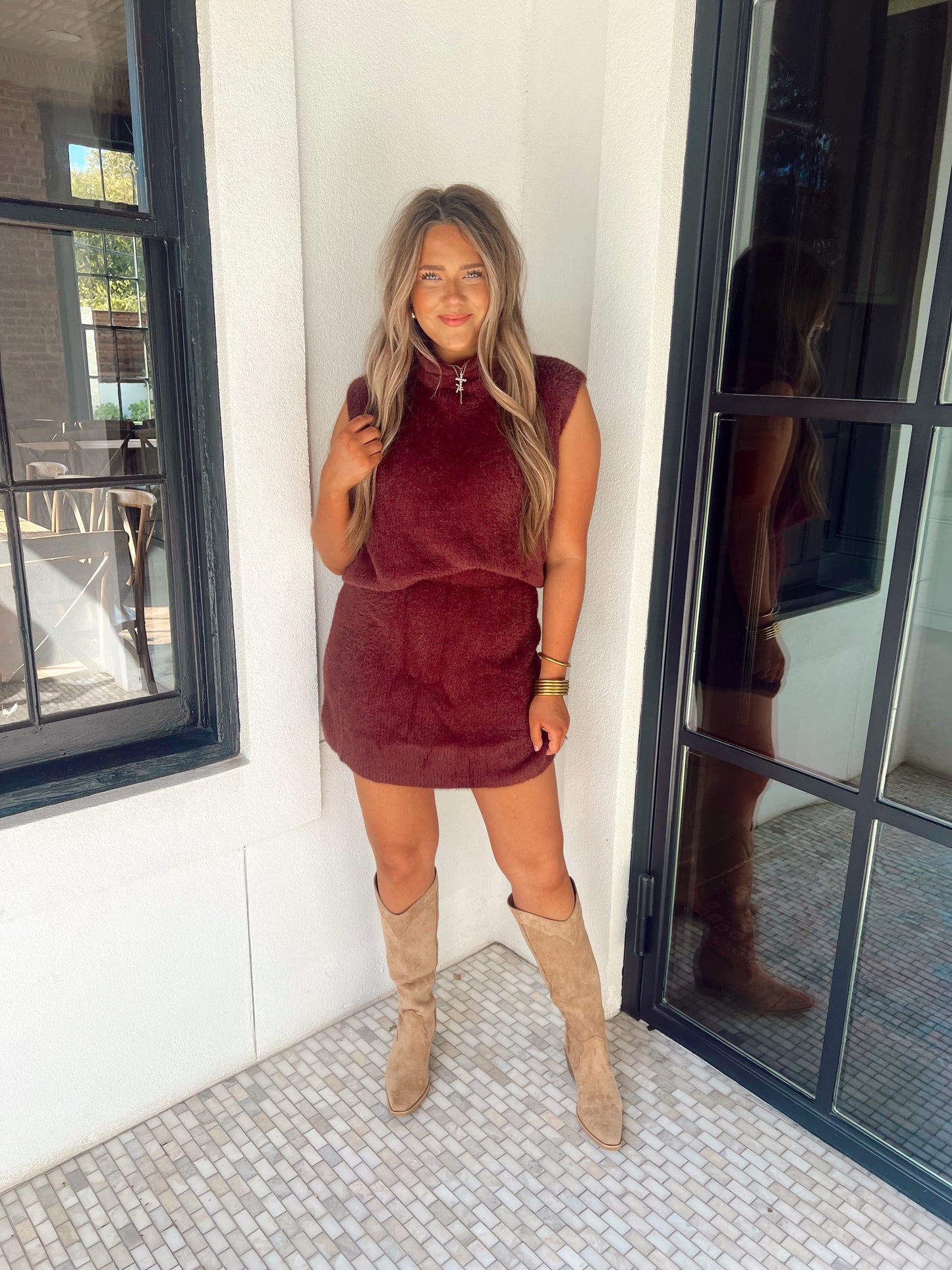 Crosby Fuzzy Mini Skirt