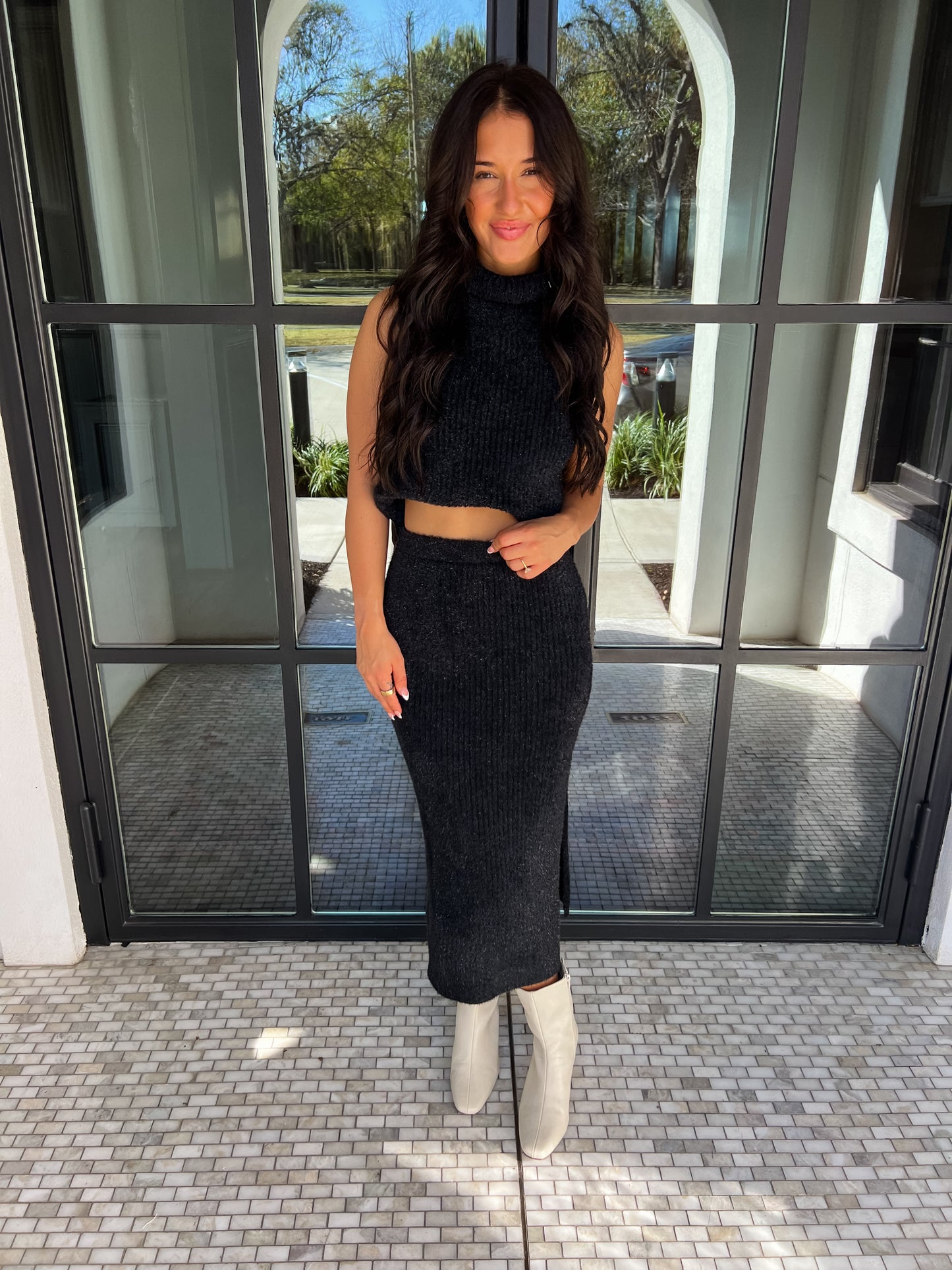 Indie Fuzzy Tank Sweater