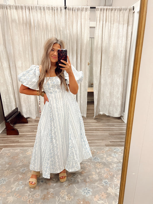 Garden Wallpaper Floral Dress