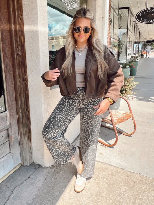 Dakota Suede Bubble Jacket
