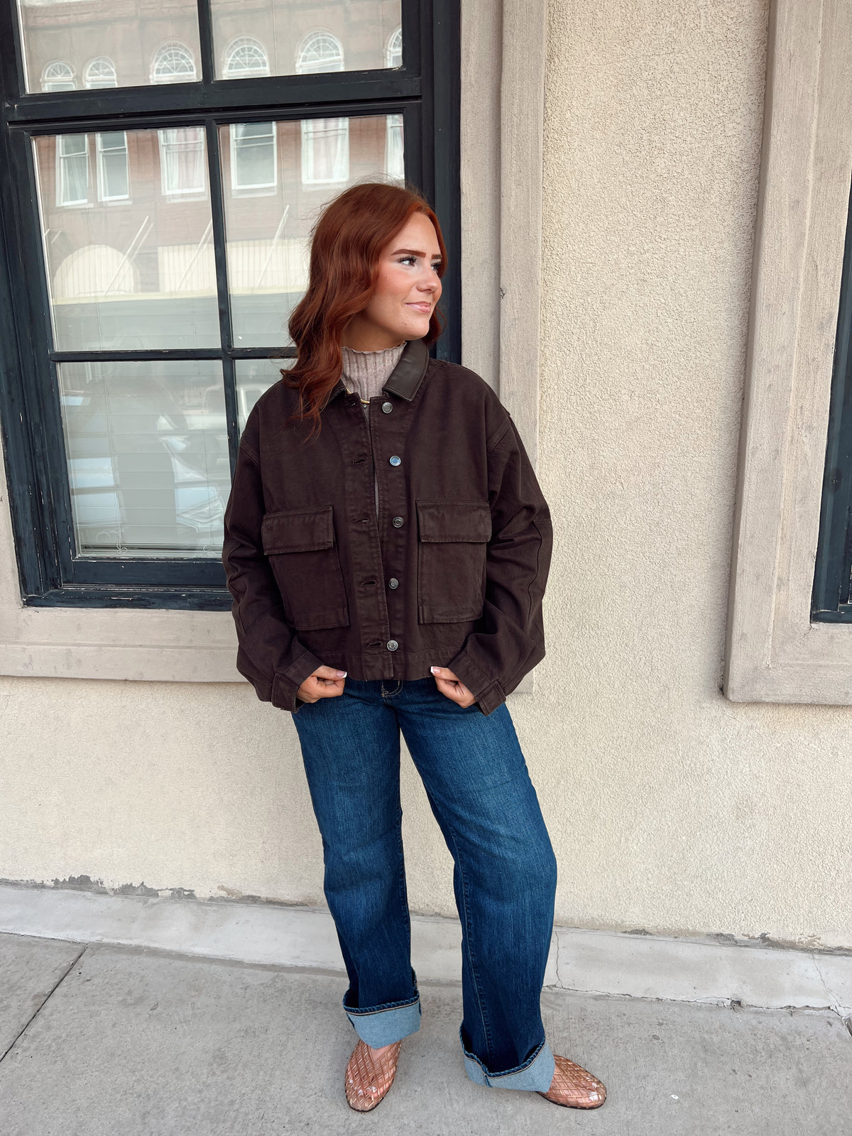 Z Supply Rey Chore Jacket Umber
