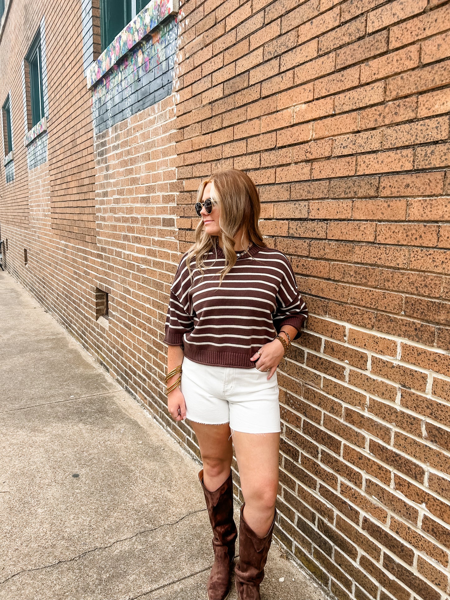 Toasted Stripe Sweater