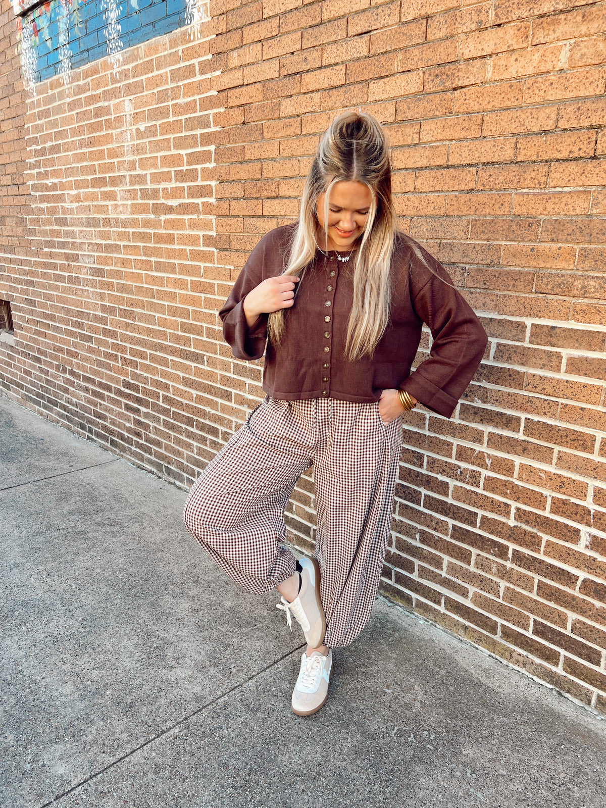 Honey Field Gingham Pant