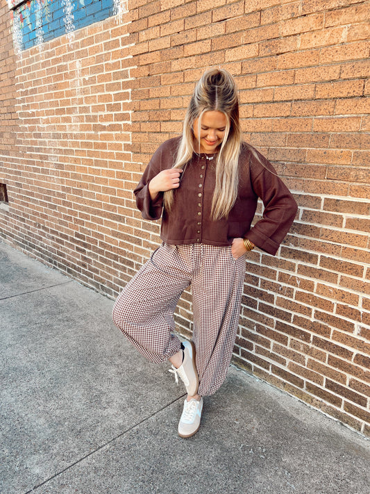 Honey Field Gingham Pant