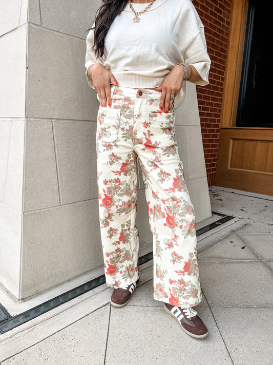 Sunday Stroll Floral Pant