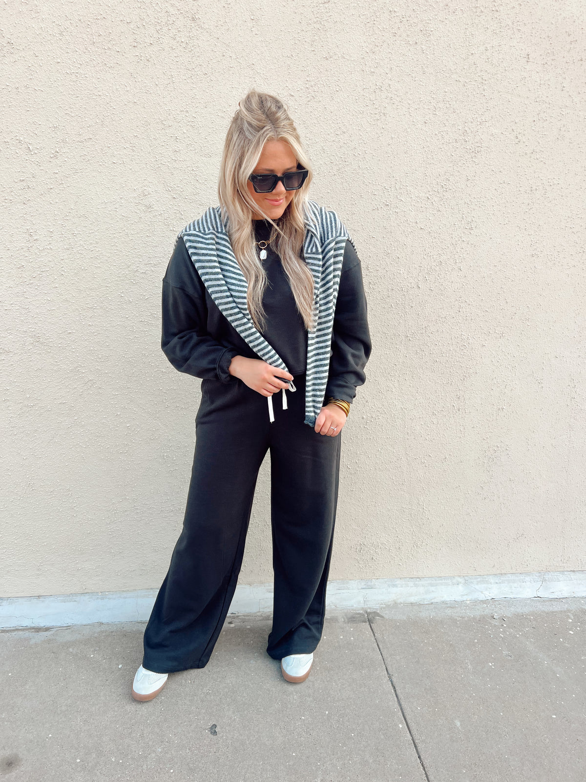 Midnight Stripe Knit