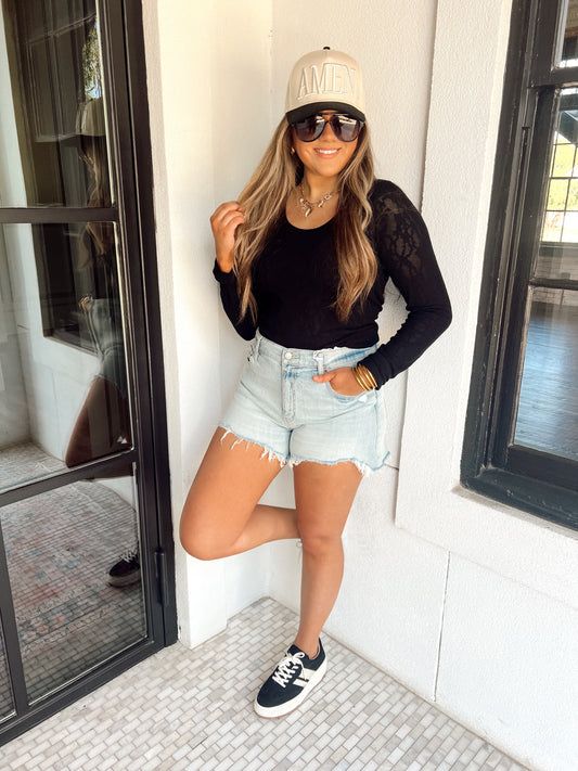Z Supply Tibi Scoop Mesh Sweater