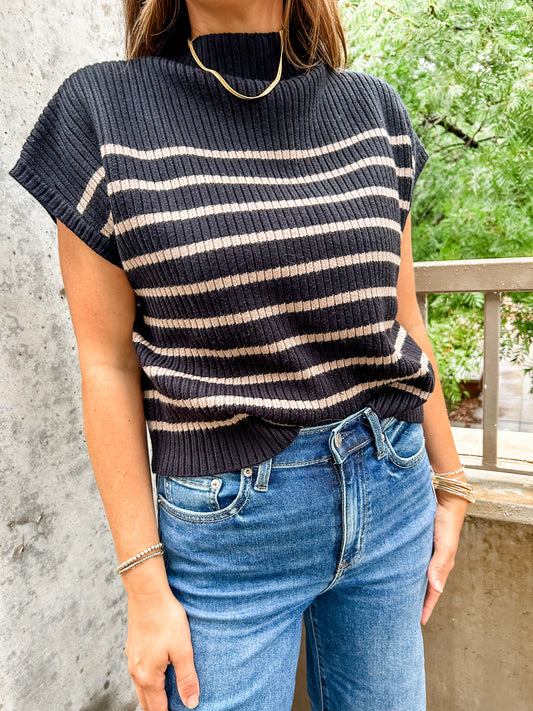 Spill it Stripe Sweater