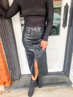 Major Babe Leather Skirt