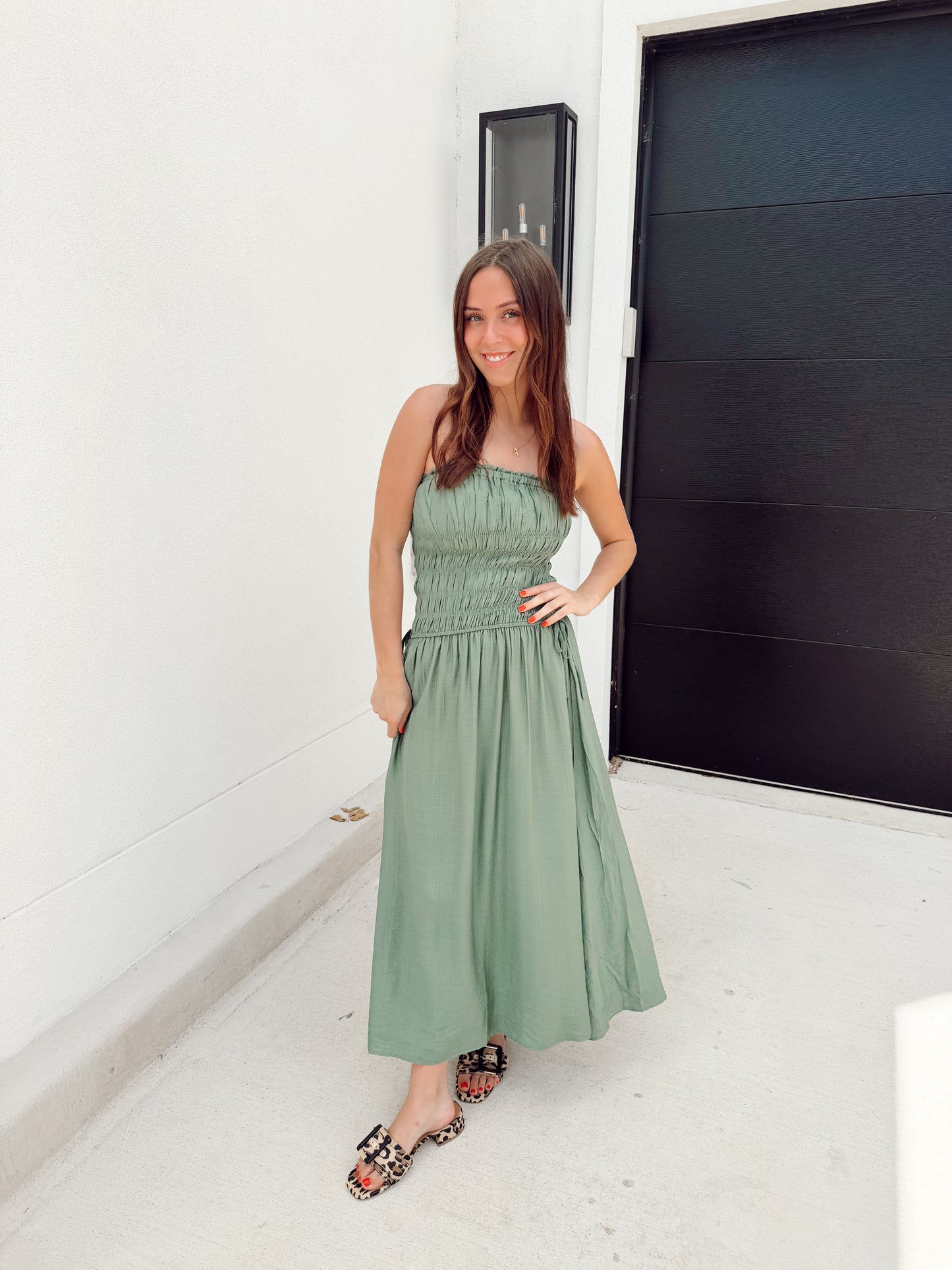 Satin Grove Dress