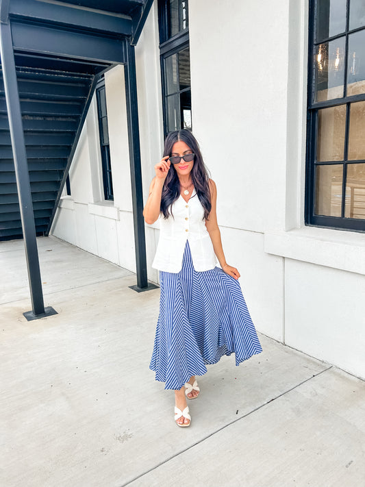 On the Pier Midi Skirt