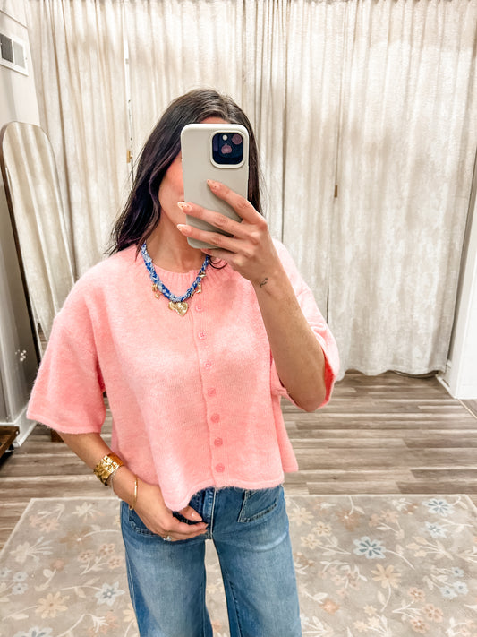 Lou Cardigan Pink