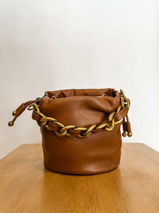 Chain Strap Bucket Bag