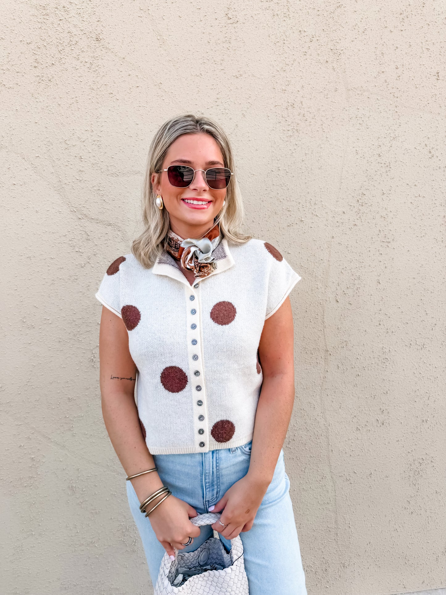 Polka Dot Cardi