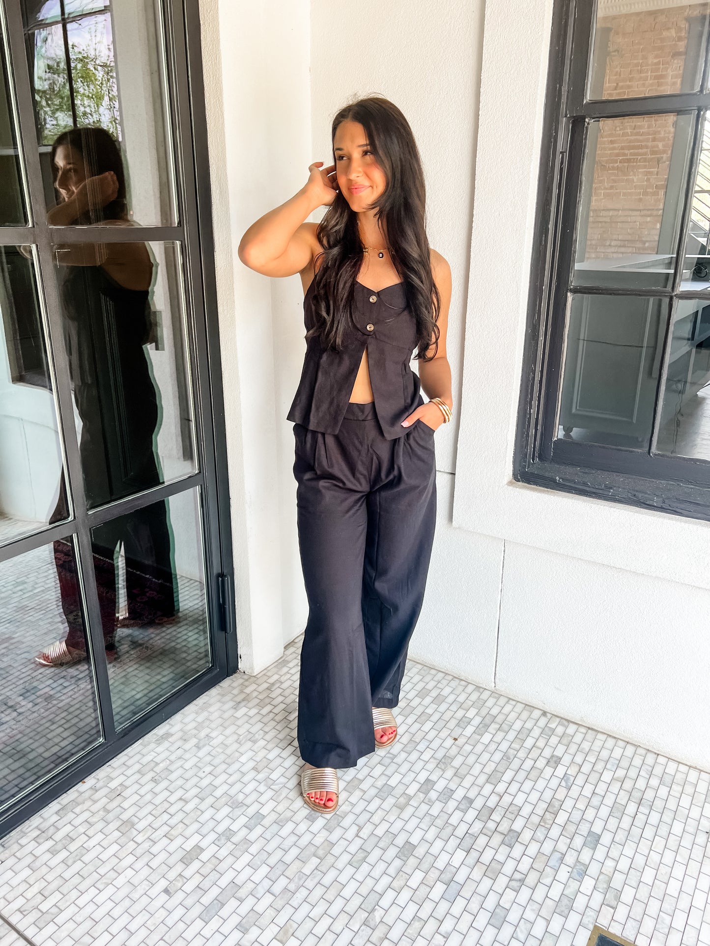 Pinch Me Black Top