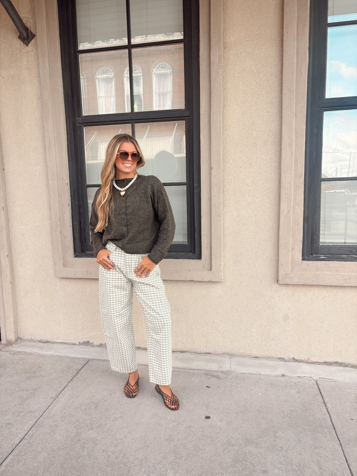 Maddie Cardigan Brown