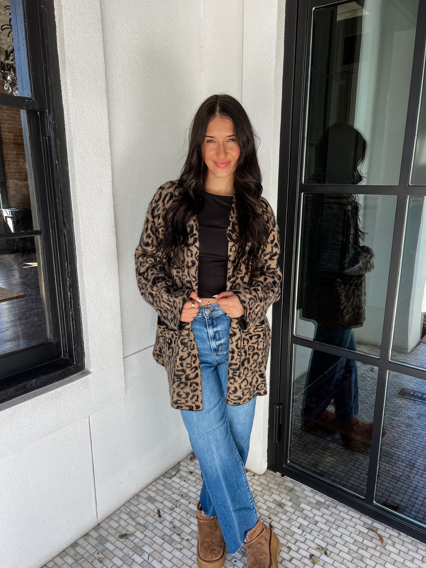 Lovely Leopard Oversized Cardigan