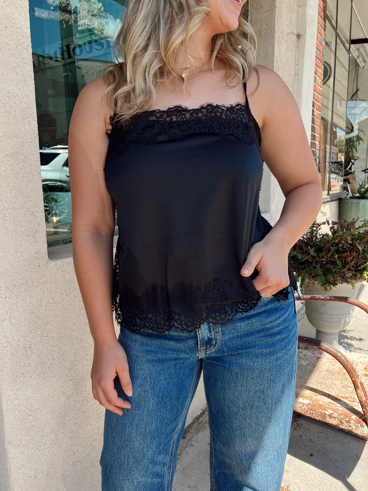 Black Magic Lace Cami