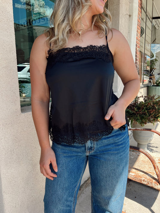 Black Magic Lace Cami