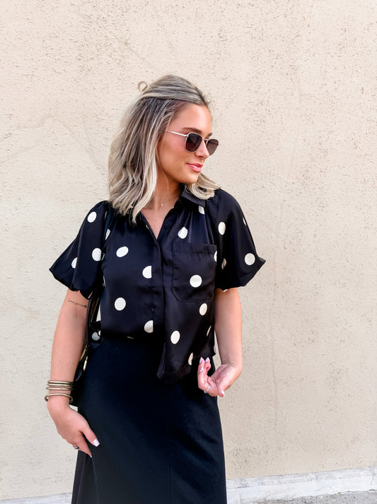 Simple Elegance Top - black
