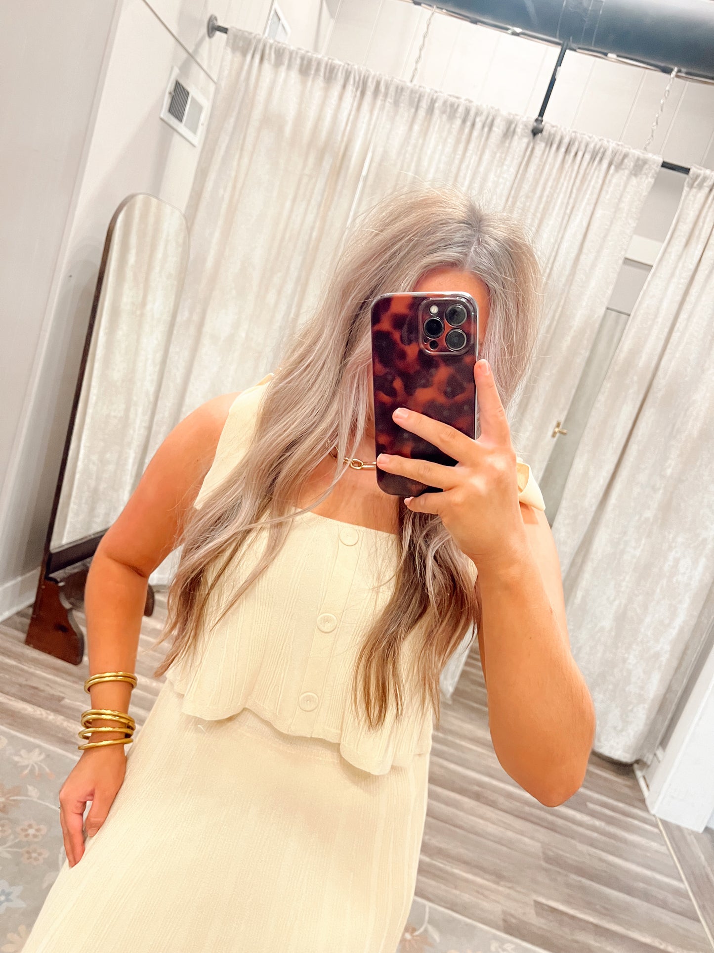 Honey Pleated Skirt Set