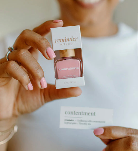 Reminder Nail polish Contentment