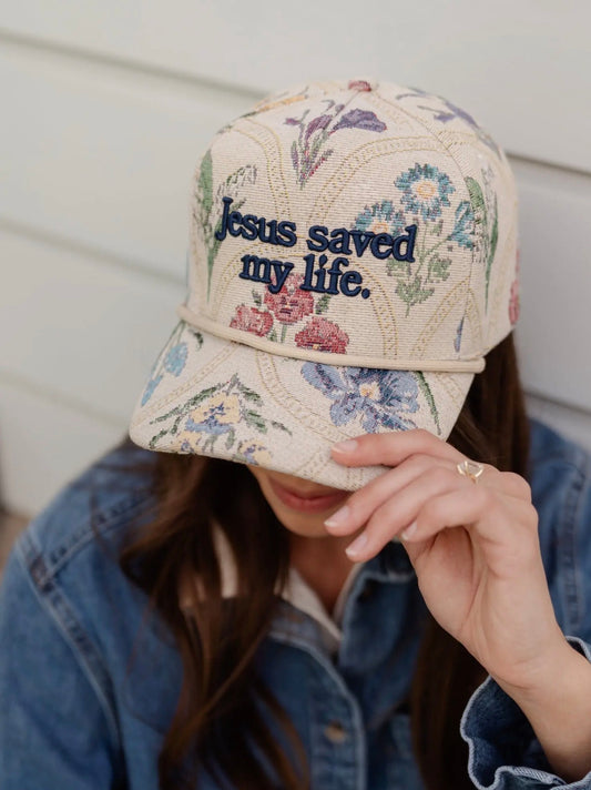 Jesus Saved My Life Hat