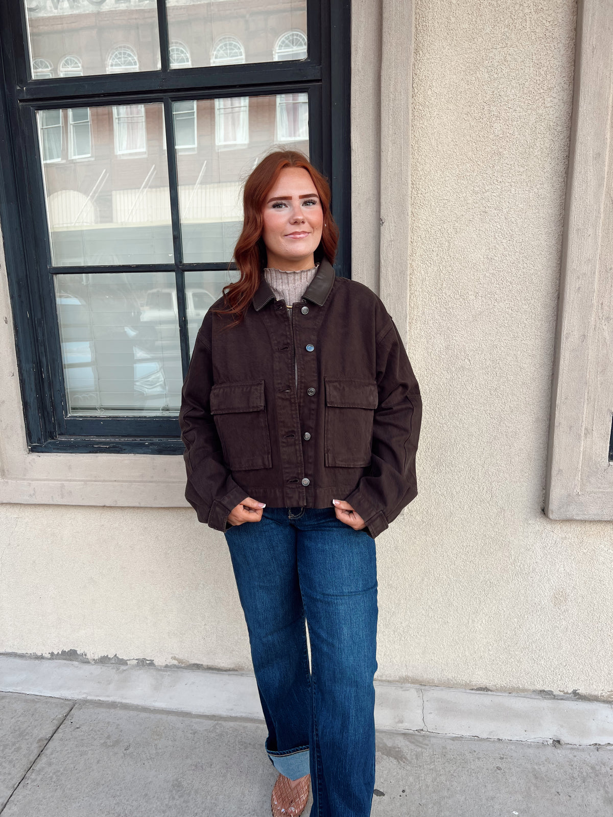 Z Supply Rey Chore Jacket Umber