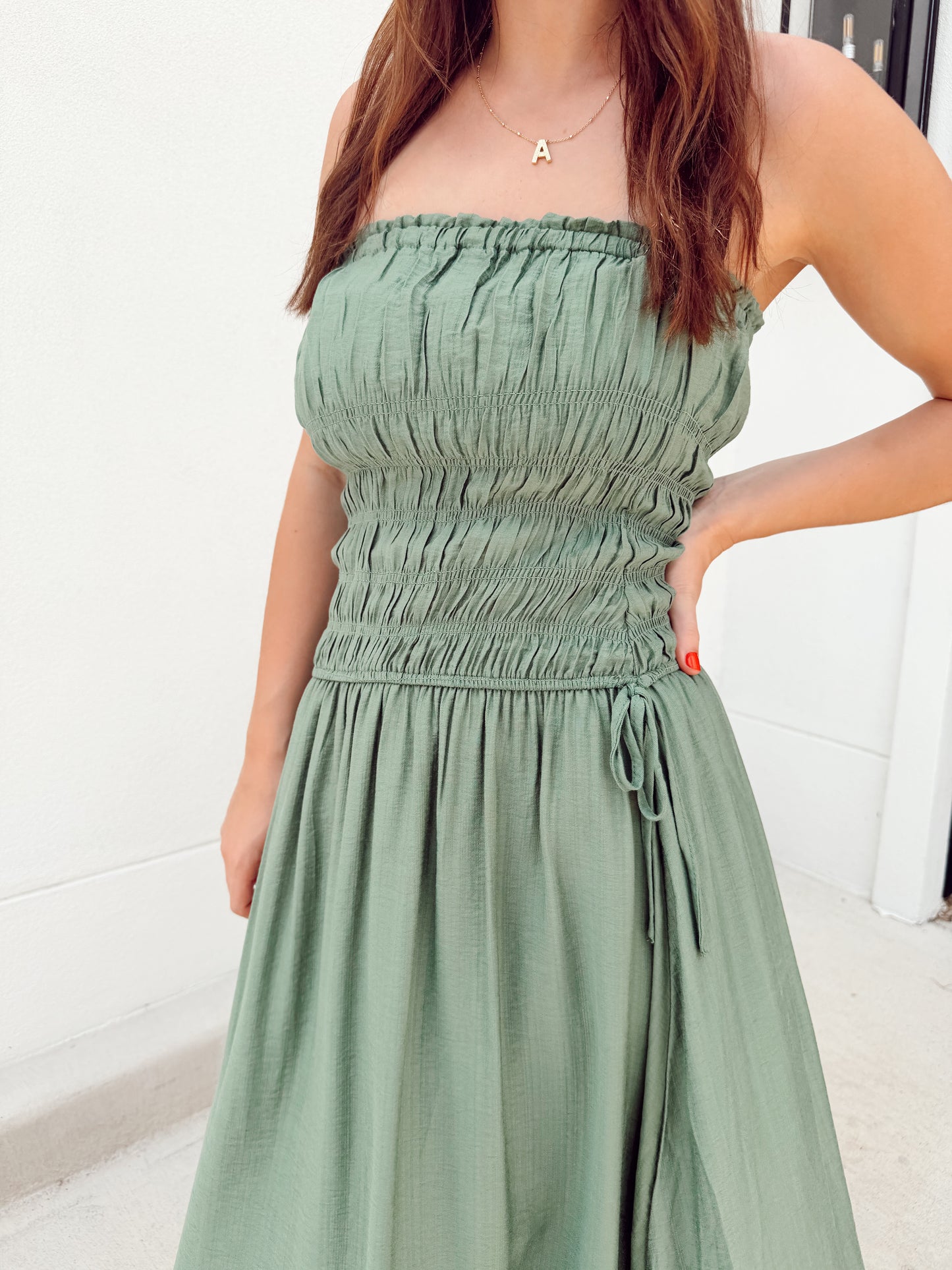 Satin Grove Dress