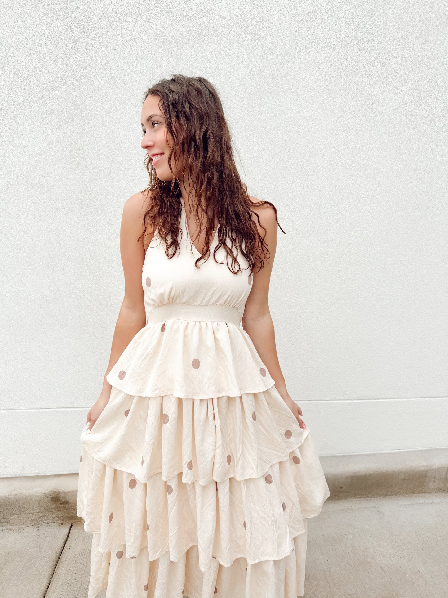 Sophie Dot Ruffle Dress