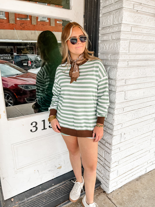 Sweet On You Short Set Green
