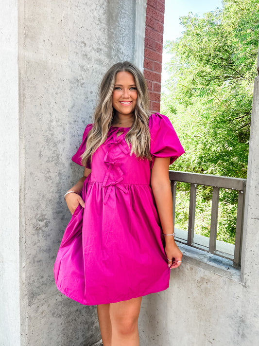 Better Together Dress- Plum