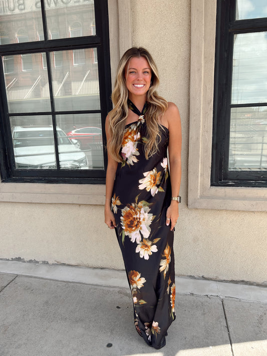 Into The Night Bloom Dress