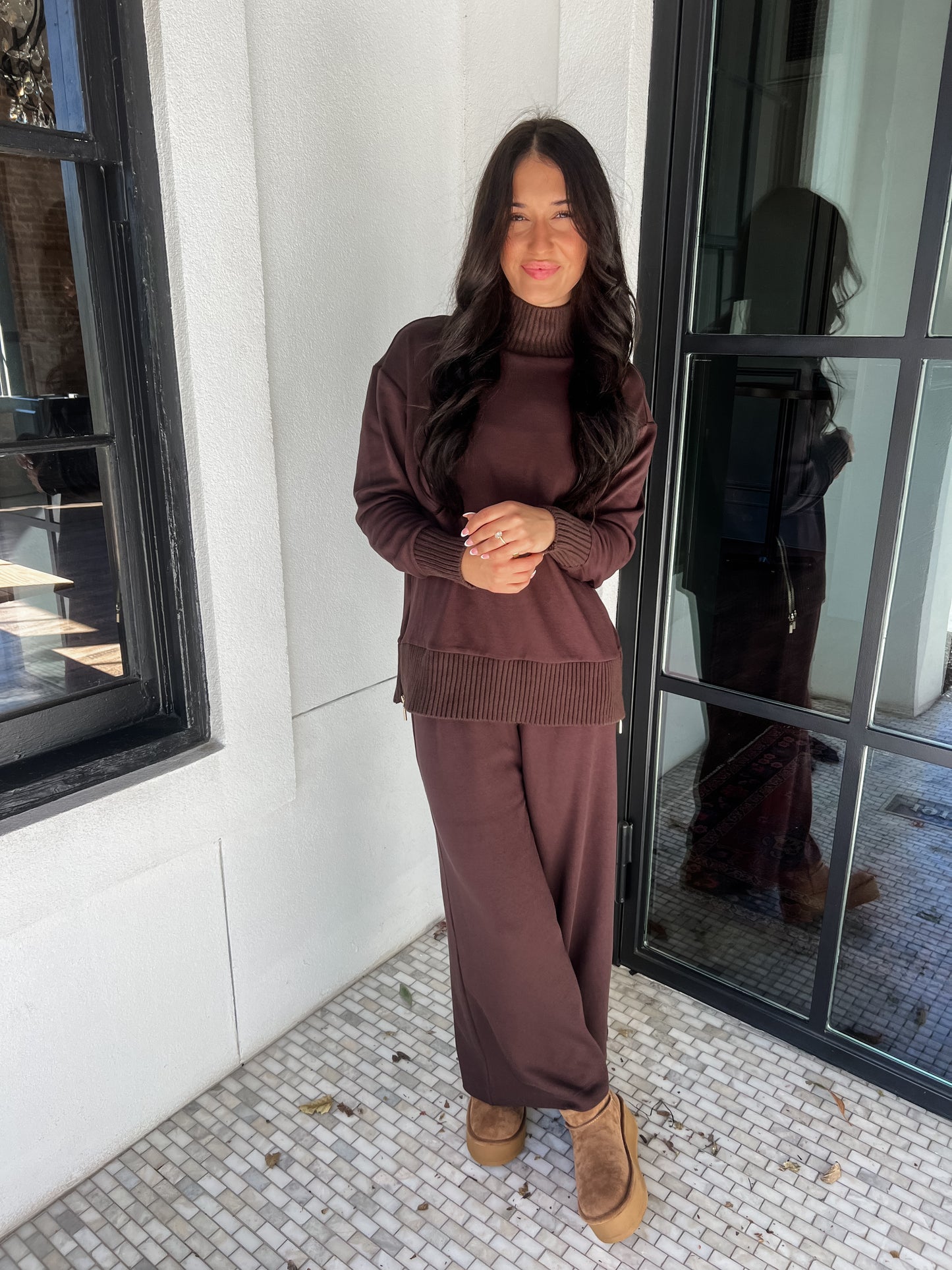 Z Supply Scout Rib Pant Chocolate Cherry