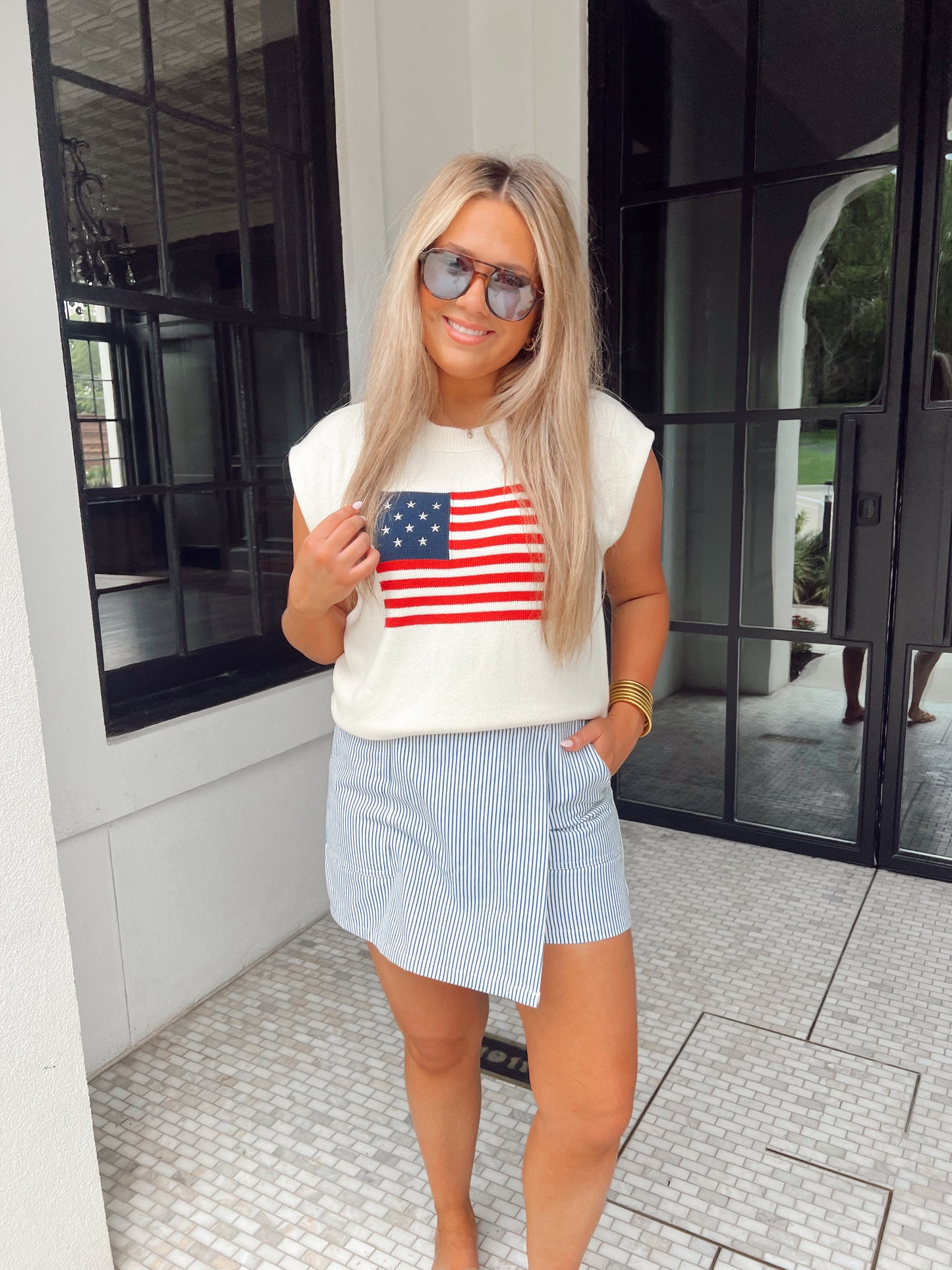 American Dream Flag Sweataer