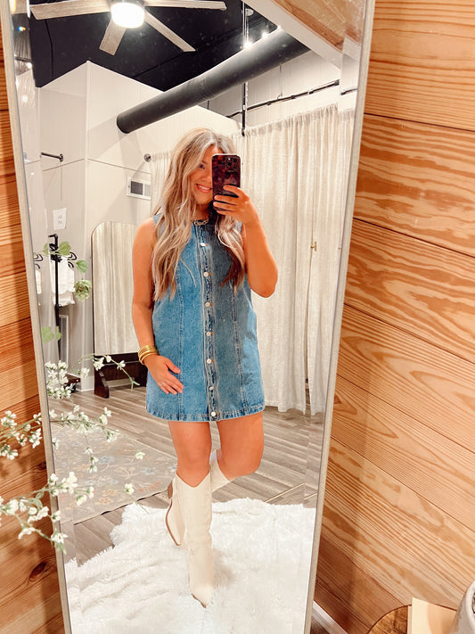 Frontline Denim Dress