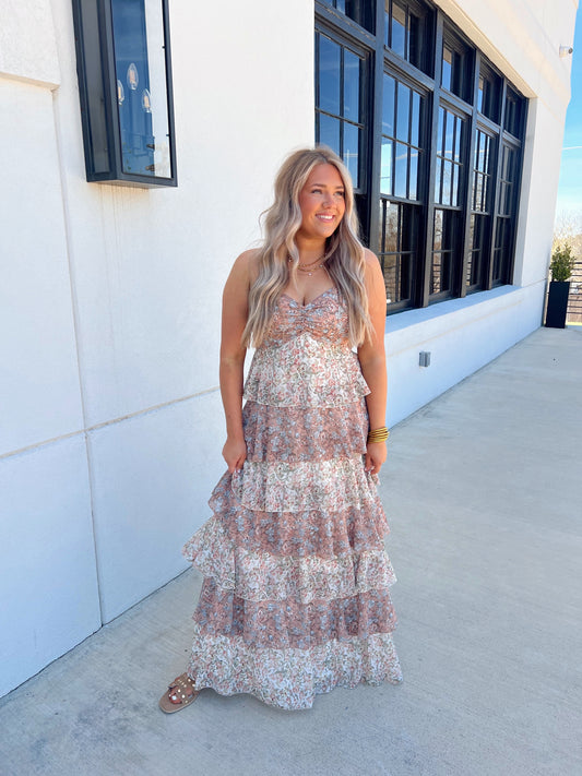 Blooms of the Heart Maxi Dress