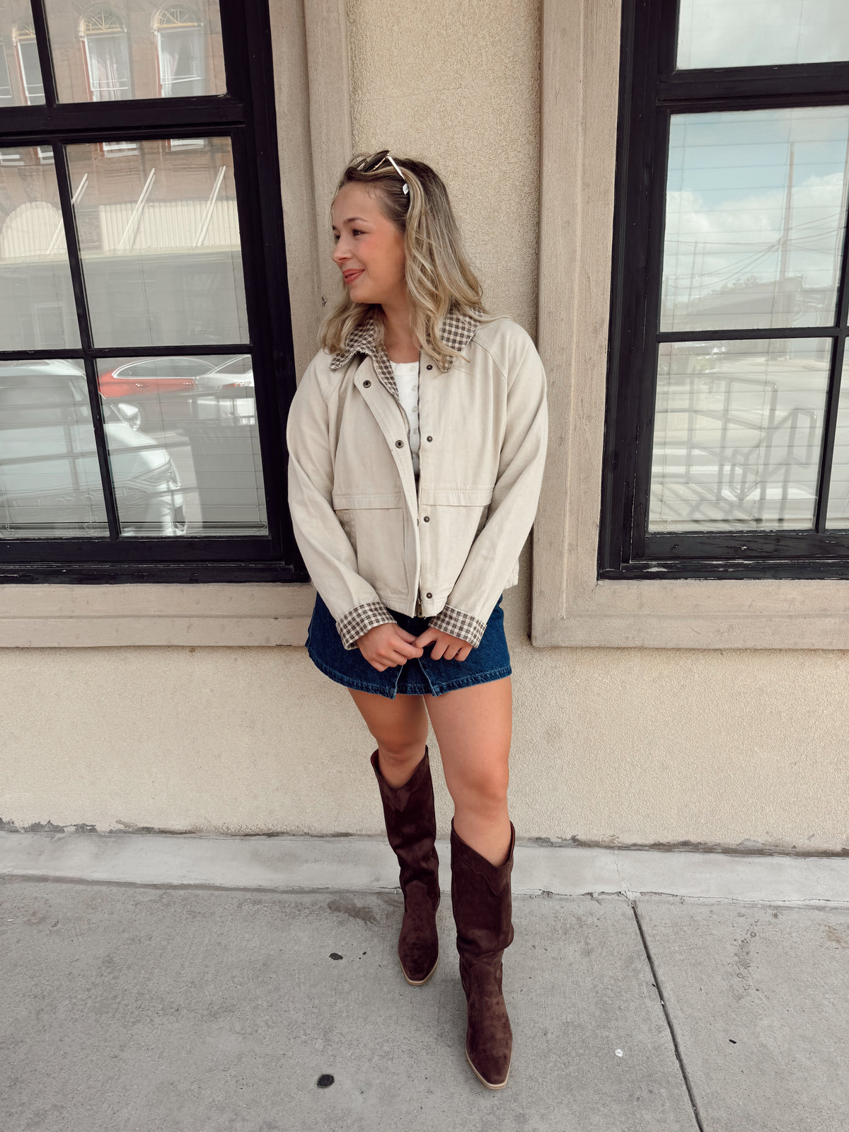 Perfect Plaid Barn Jacket