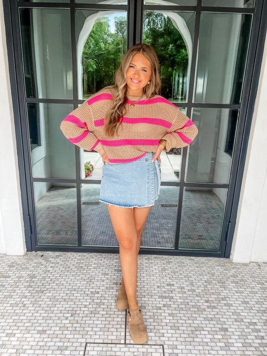 Z Supply Broadbeach Striped Sweater