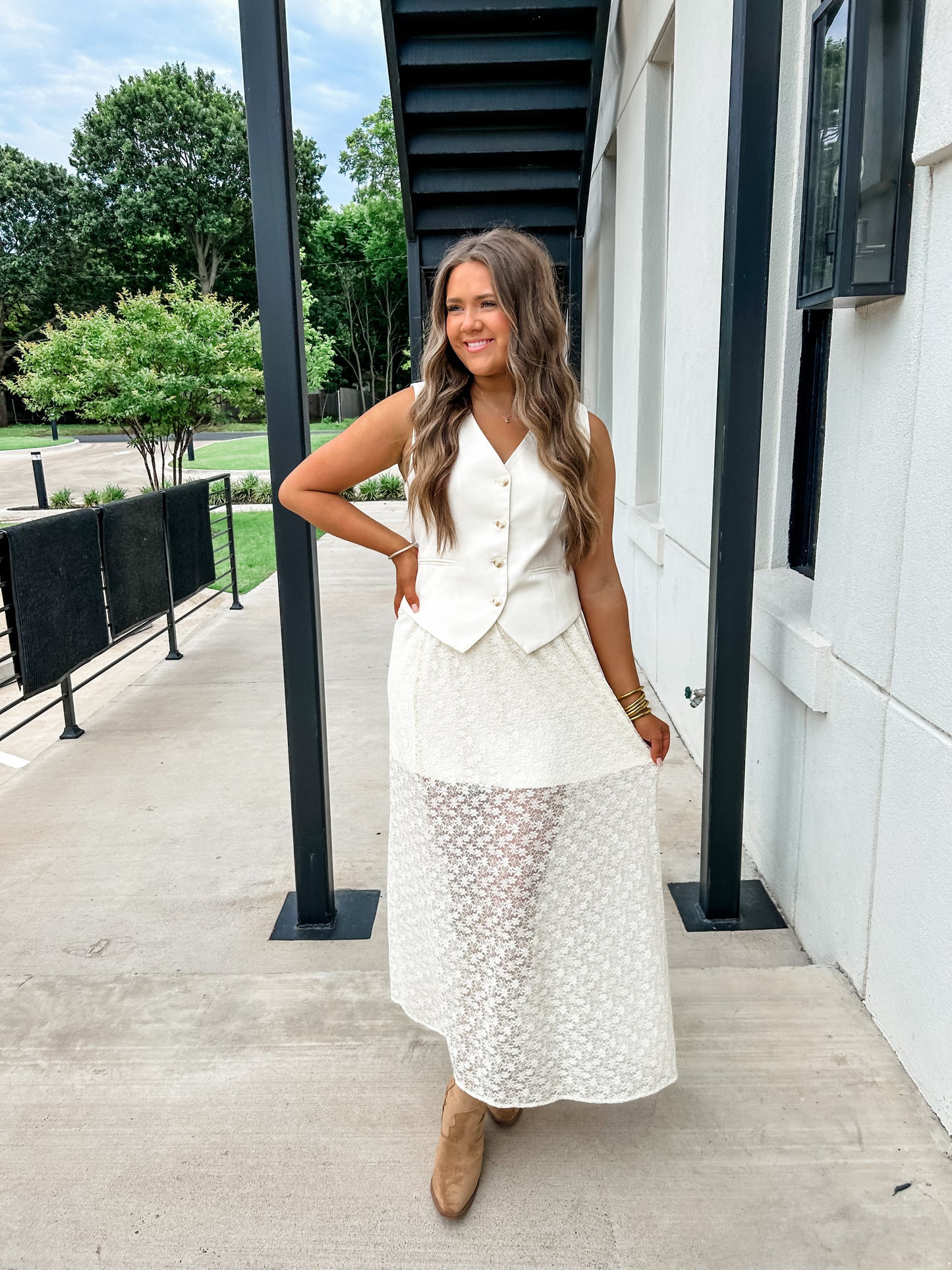 Cream Cove Vest