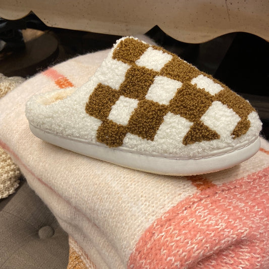 Chestnut Checker Slipper