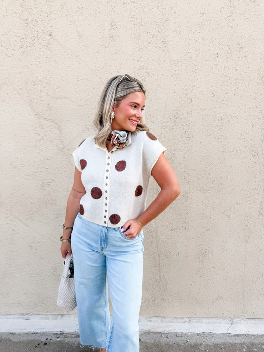 Polka Dot Cardi