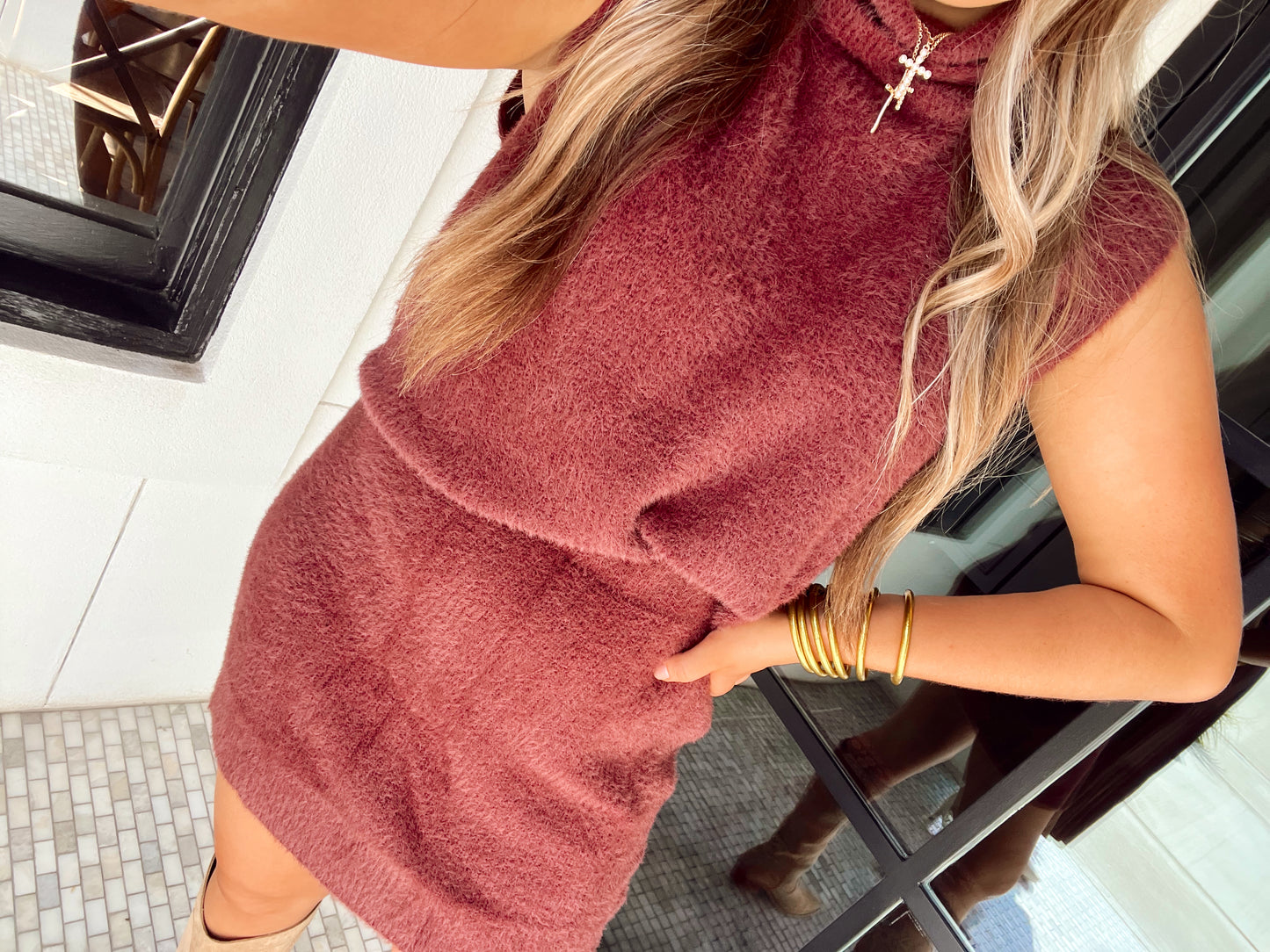 Crosby Fuzzy Mini Skirt