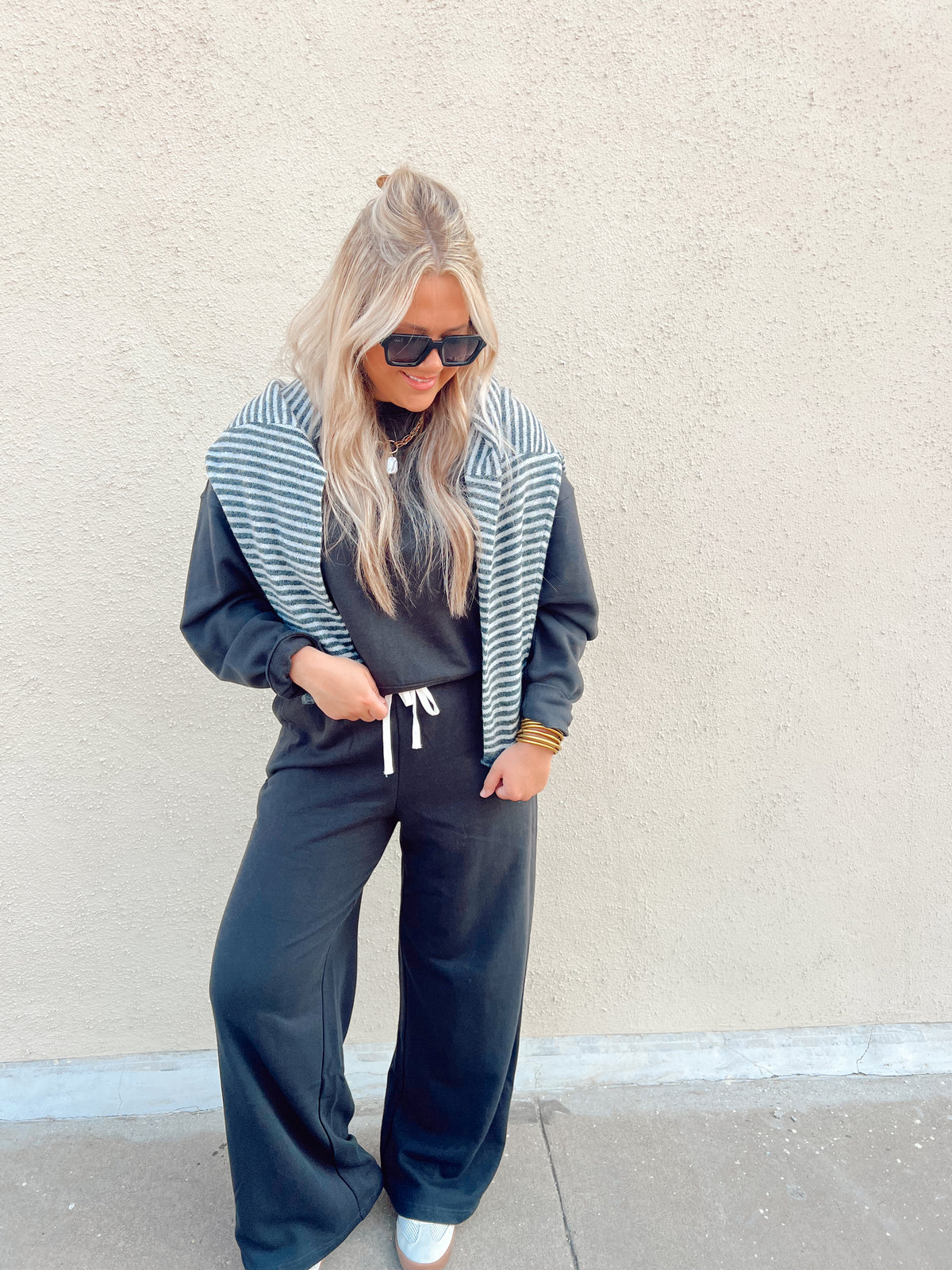 Midnight Stripe Knit