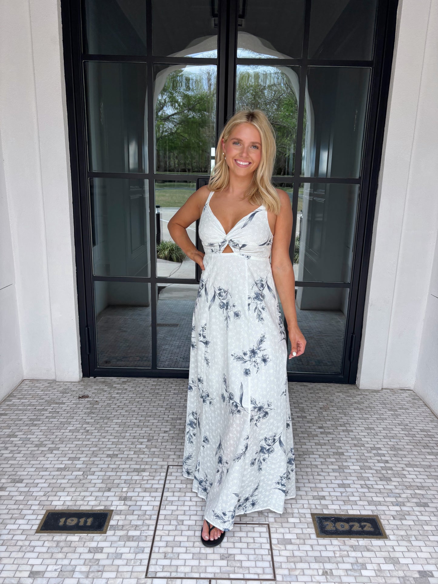 Magnolia White Eyelet Dress