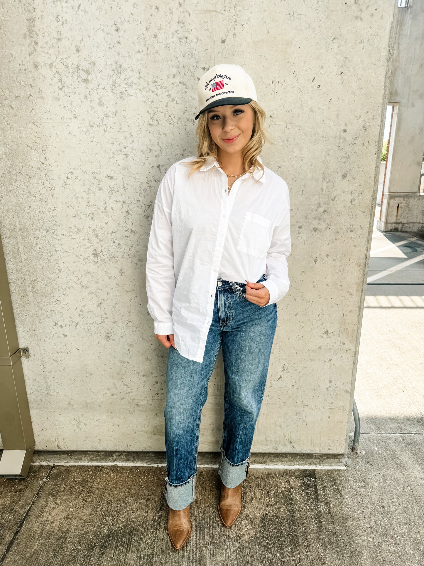 Timeless White Button Down