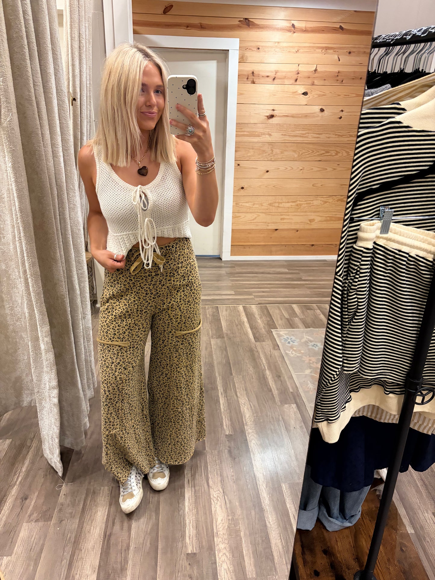 Loving Leopard Camel Pant