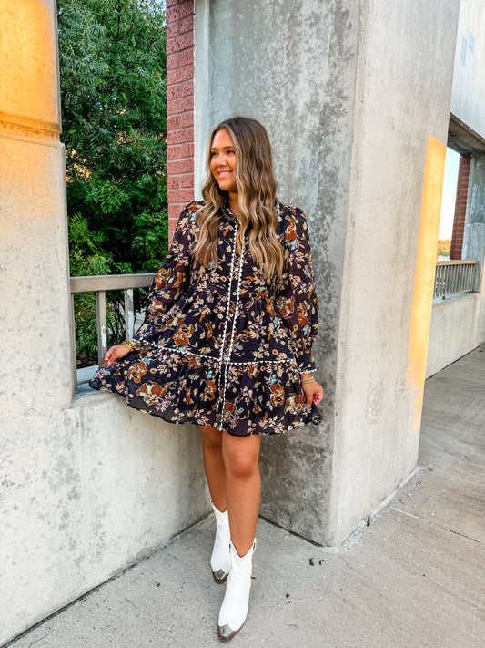 Floral Lane Mini Dress